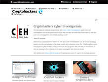 Tablet Screenshot of cryptohackers.com